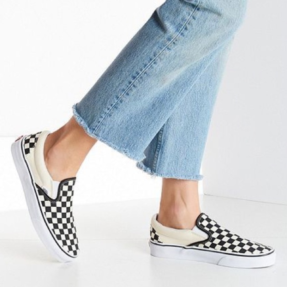 Van’s Checkered Slip On Shoe/ W6.5